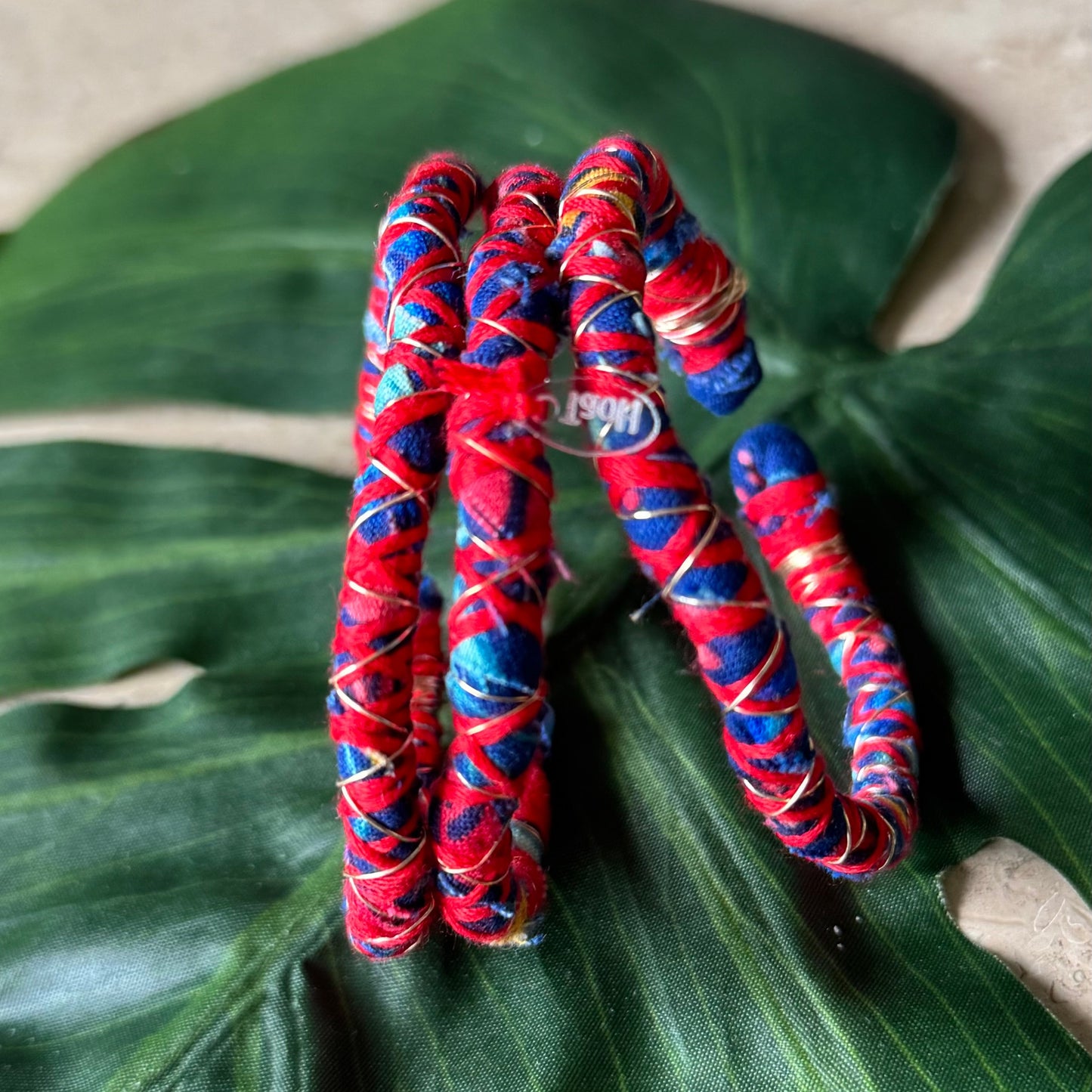 Red & Denim 3 Pulseras