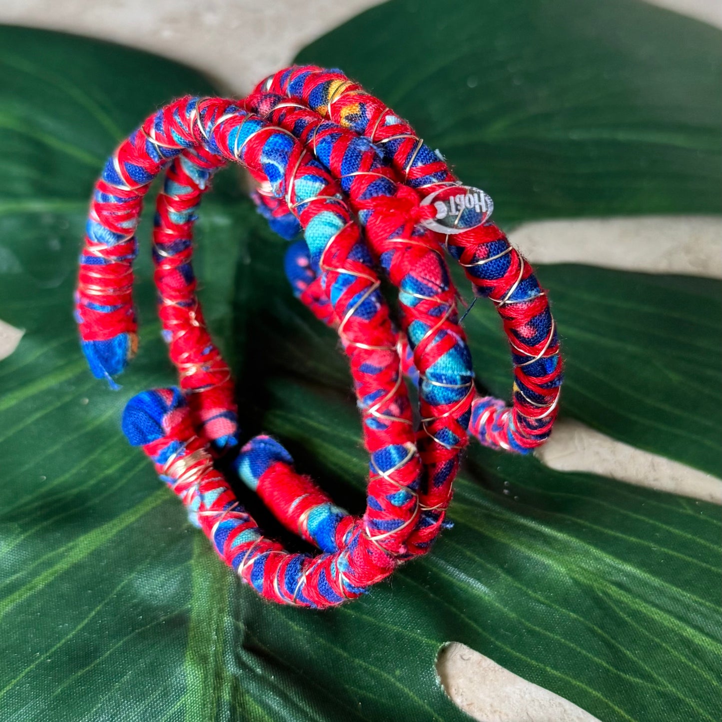 Red & Denim 3 Pulseras